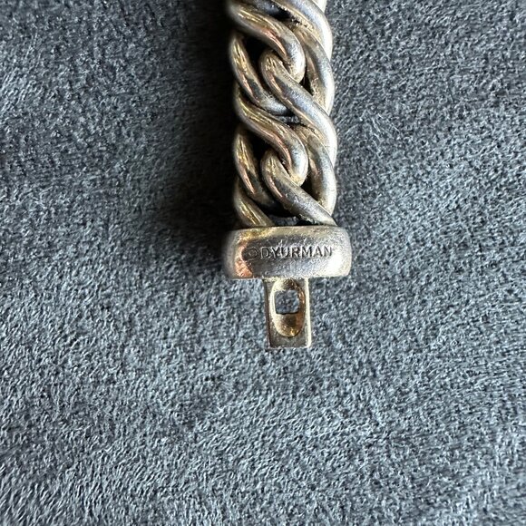 David Yurman Diamond X Chain Necklace w/ White Diamonds - Picture 12 of 16